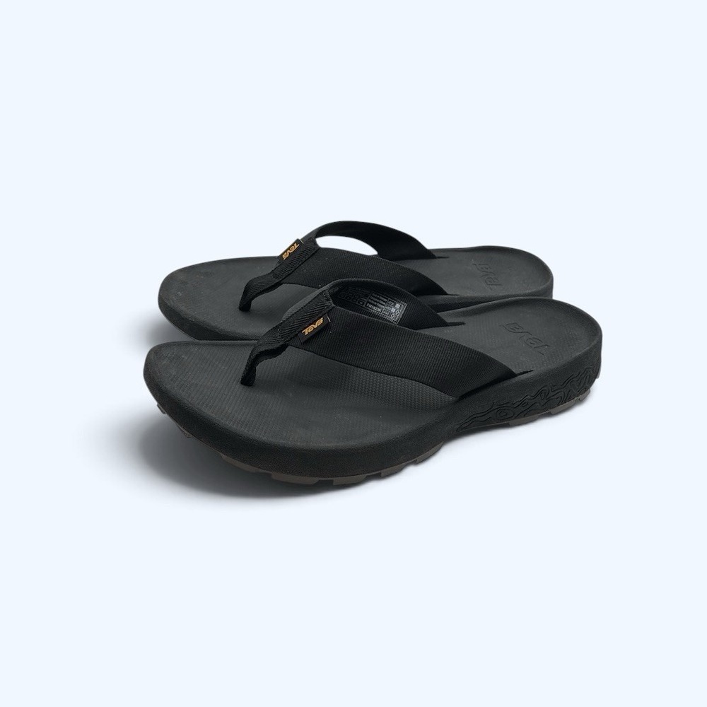 Teva Hydratek FLIP FLOPS Size 10 in BLACK 1150921
